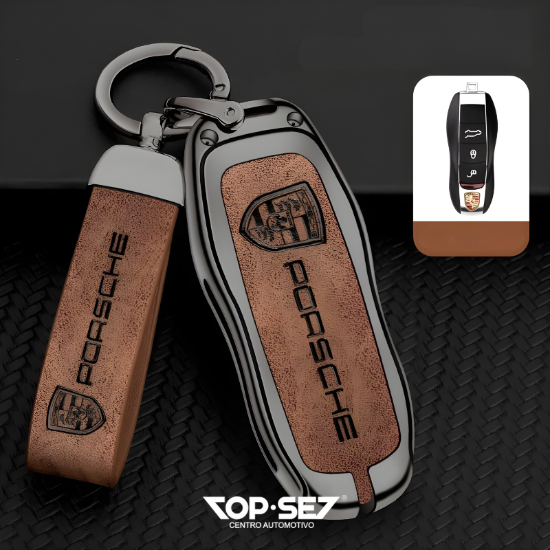 Capa de Chave Metálica Universal TopSet Armor Series™ + Chaveiro Elegante (Chave compatível na foto)