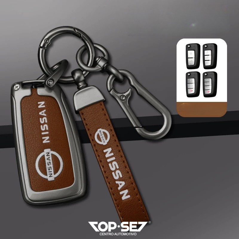 Capa de Chave Metálica Universal TopSet Armor Series™ + Chaveiro Elegante (Chave compatível na foto)