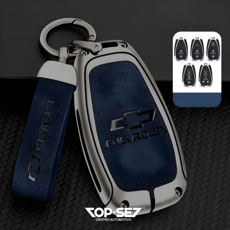 Capa de Chave Metálica Universal TopSet Armor Series™ + Chaveiro Elegante (Chave compatível na foto)