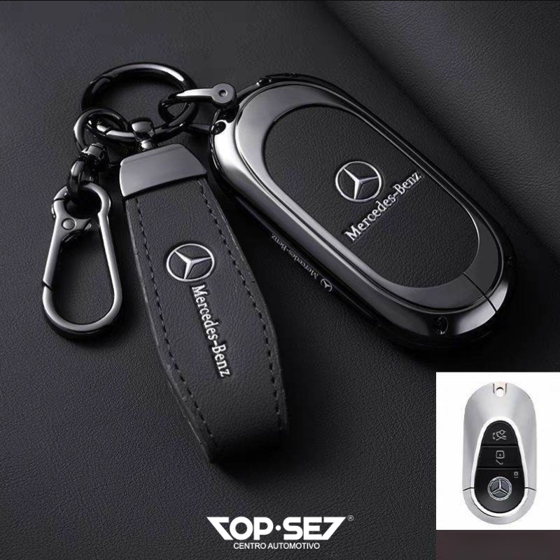 Capa de Chave Metálica Universal TopSet Armor Series™ + Chaveiro Elegante (Chave compatível na foto)