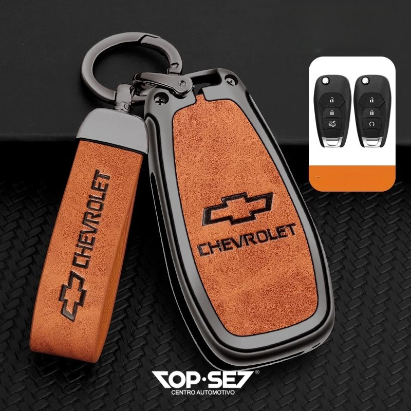Capa de Chave Metálica Universal TopSet Armor Series™ + Chaveiro Elegante (Chave compatível na foto)