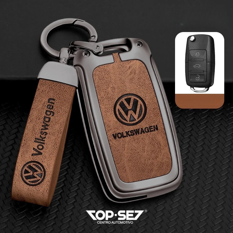 Capa de Chave Metálica Universal TopSet Armor Series™ + Chaveiro Elegante (Chave compatível na foto)