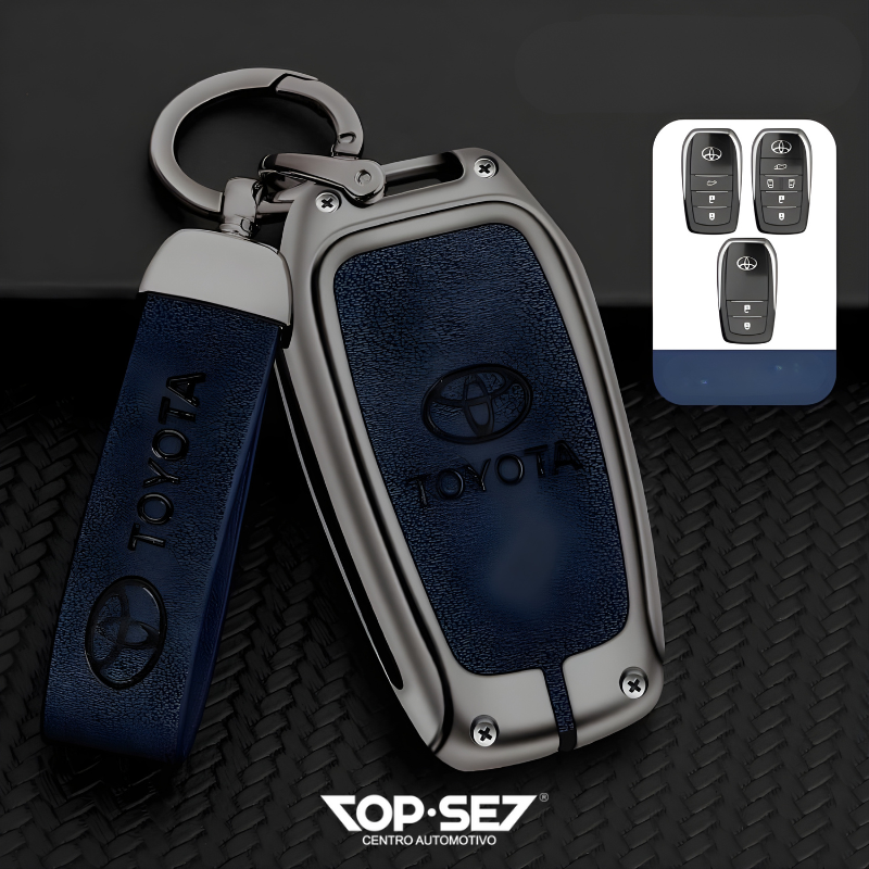 Capa de Chave Metálica Universal TopSet Armor Series™ + Chaveiro Elegante (Chave compatível na foto)