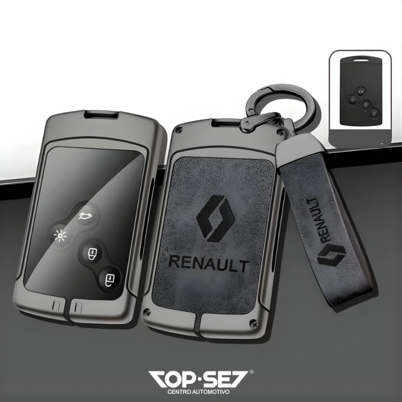 Capa de Chave Metálica Universal TopSet Armor Series™ + Chaveiro Elegante (Chave compatível na foto)