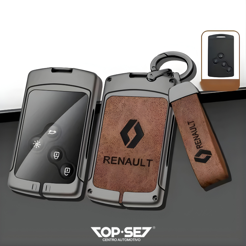 Capa de Chave Metálica Universal TopSet Armor Series™ + Chaveiro Elegante (Chave compatível na foto)