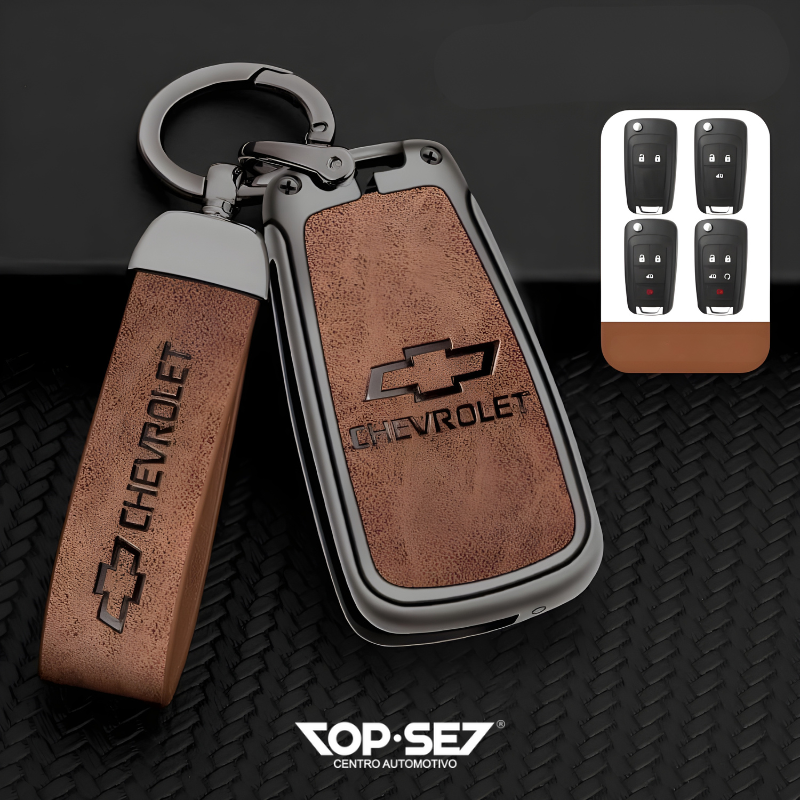 Capa de Chave Metálica Universal TopSet Armor Series™ + Chaveiro Elegante (Chave compatível na foto)