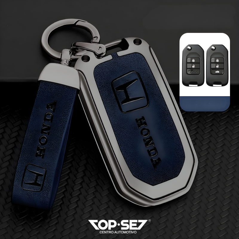Capa de Chave Metálica Universal TopSet Armor Series™ + Chaveiro Elegante (Chave compatível na foto)