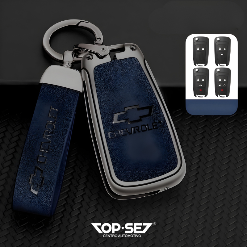 Capa de Chave Metálica Universal TopSet Armor Series™ + Chaveiro Elegante (Chave compatível na foto)