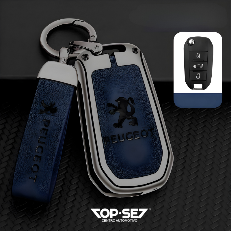 Capa de Chave Metálica Universal TopSet Armor Series™ + Chaveiro Elegante (Chave compatível na foto)