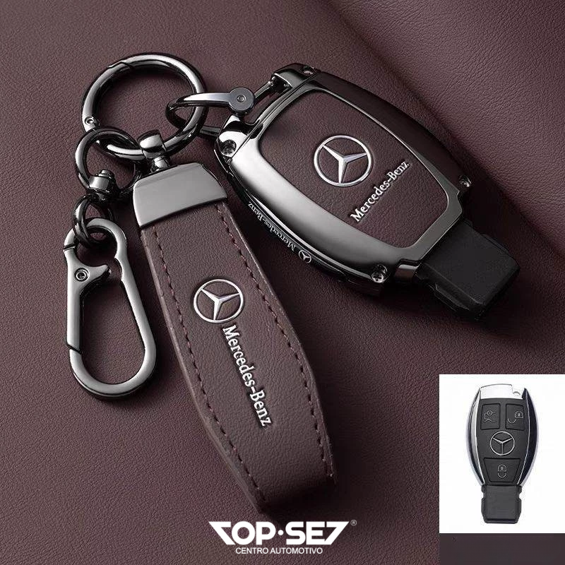 Capa de Chave Metálica Universal TopSet Armor Series™ + Chaveiro Elegante (Chave compatível na foto)