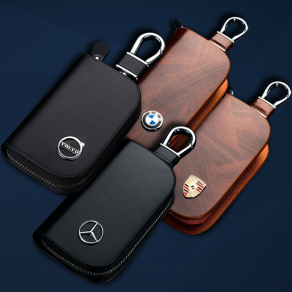 Porta-Chaves Automotivo em Couro Premium Proteção e Estilo para sua Chave