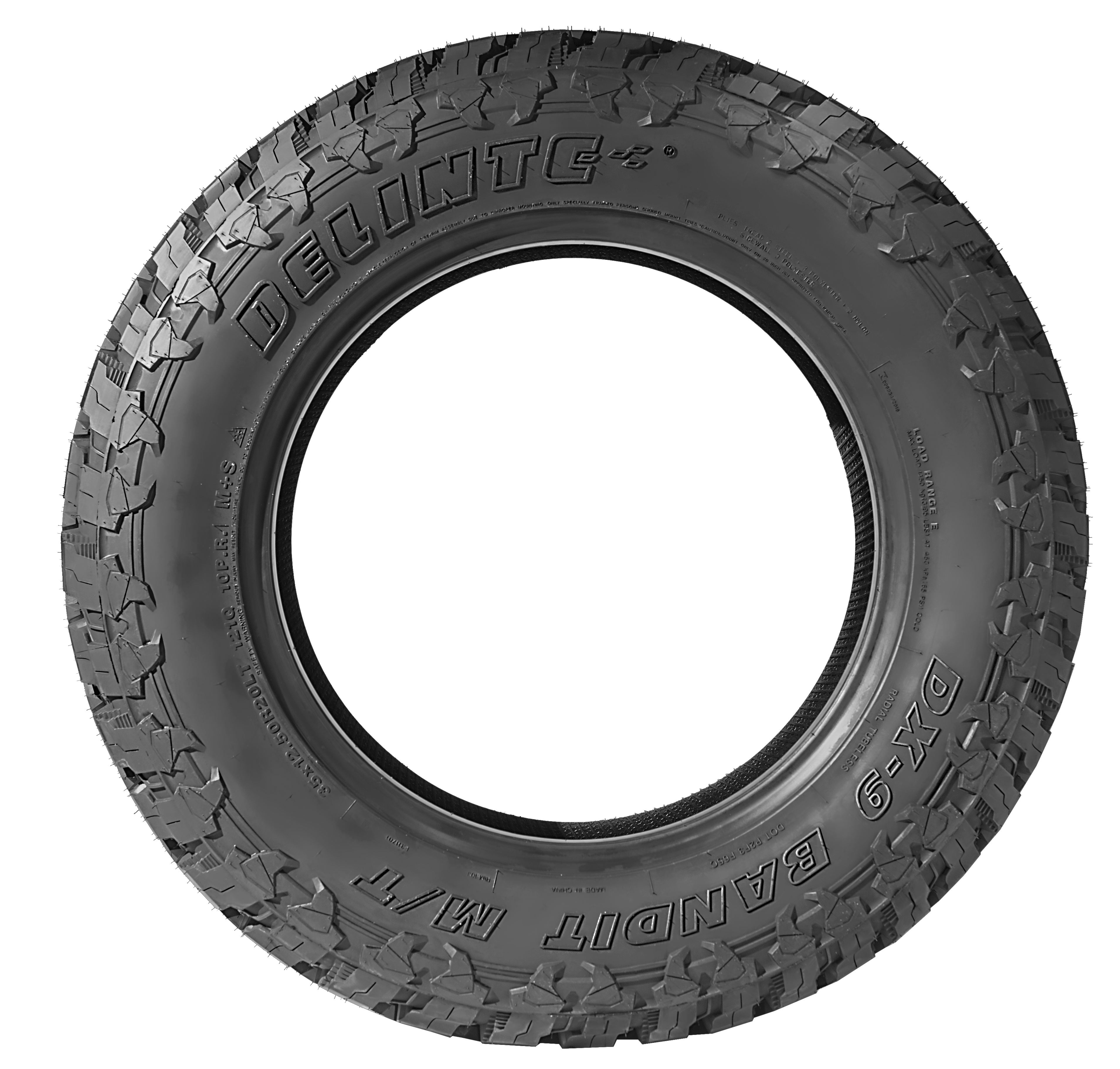 Pneu 285/70R17 Delinte DX-9 M/T Bandit LT 10 PR 121/118Q