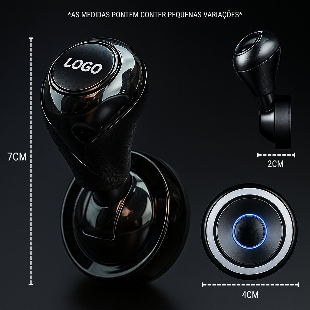 Alavanca de Botão Start Stop Estilo, Praticidade e Sofisticação