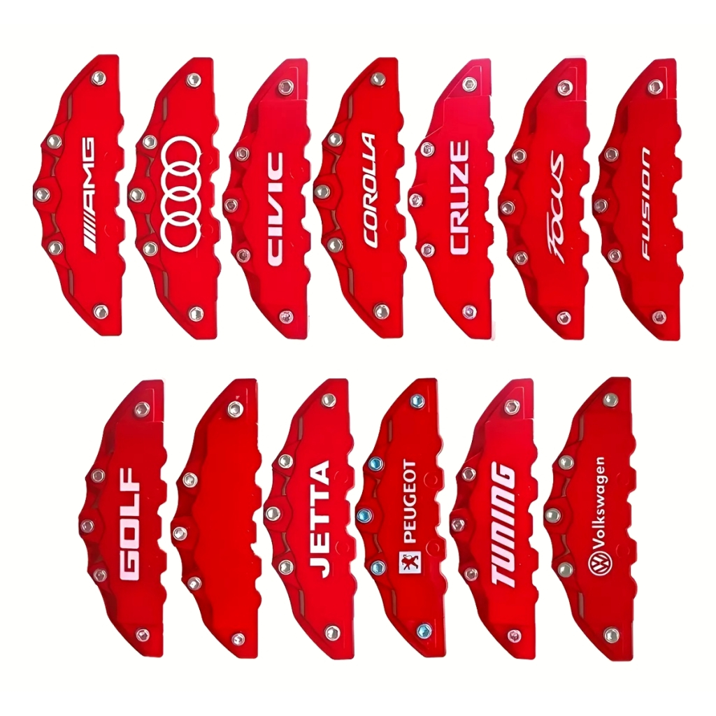 Par Capa Pinça De Freio Tuning Universal