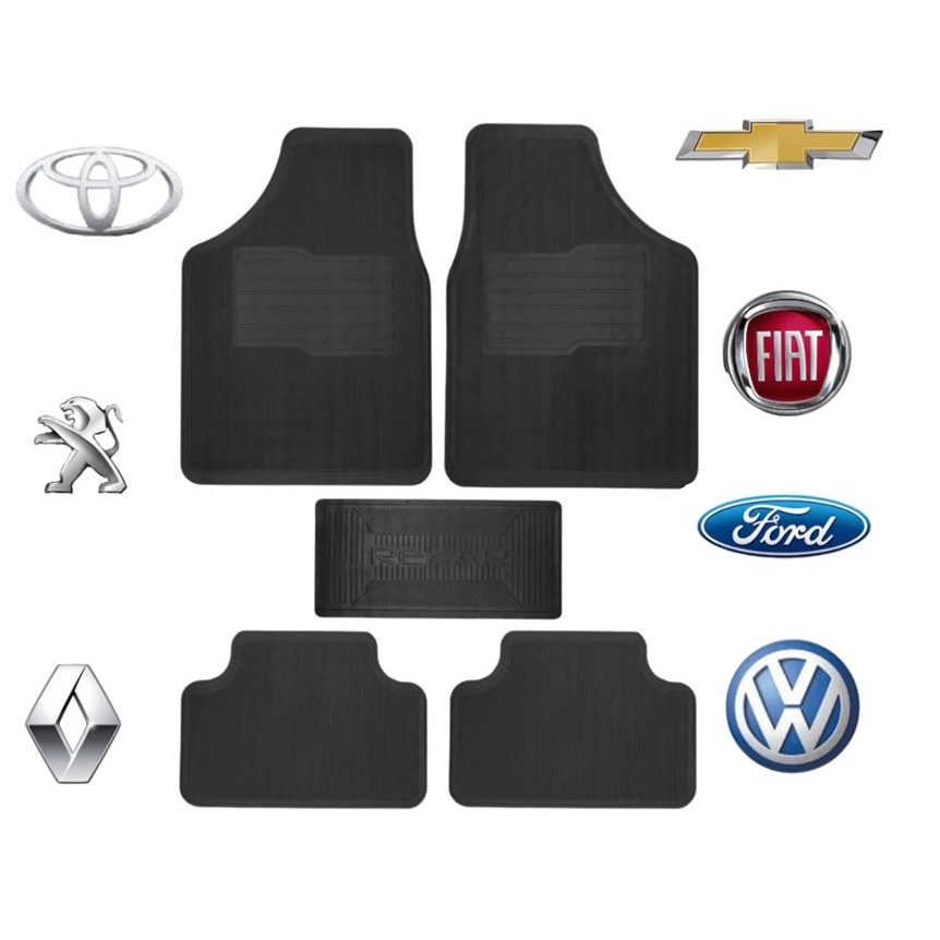 Conjunto Tapete Emborrachado