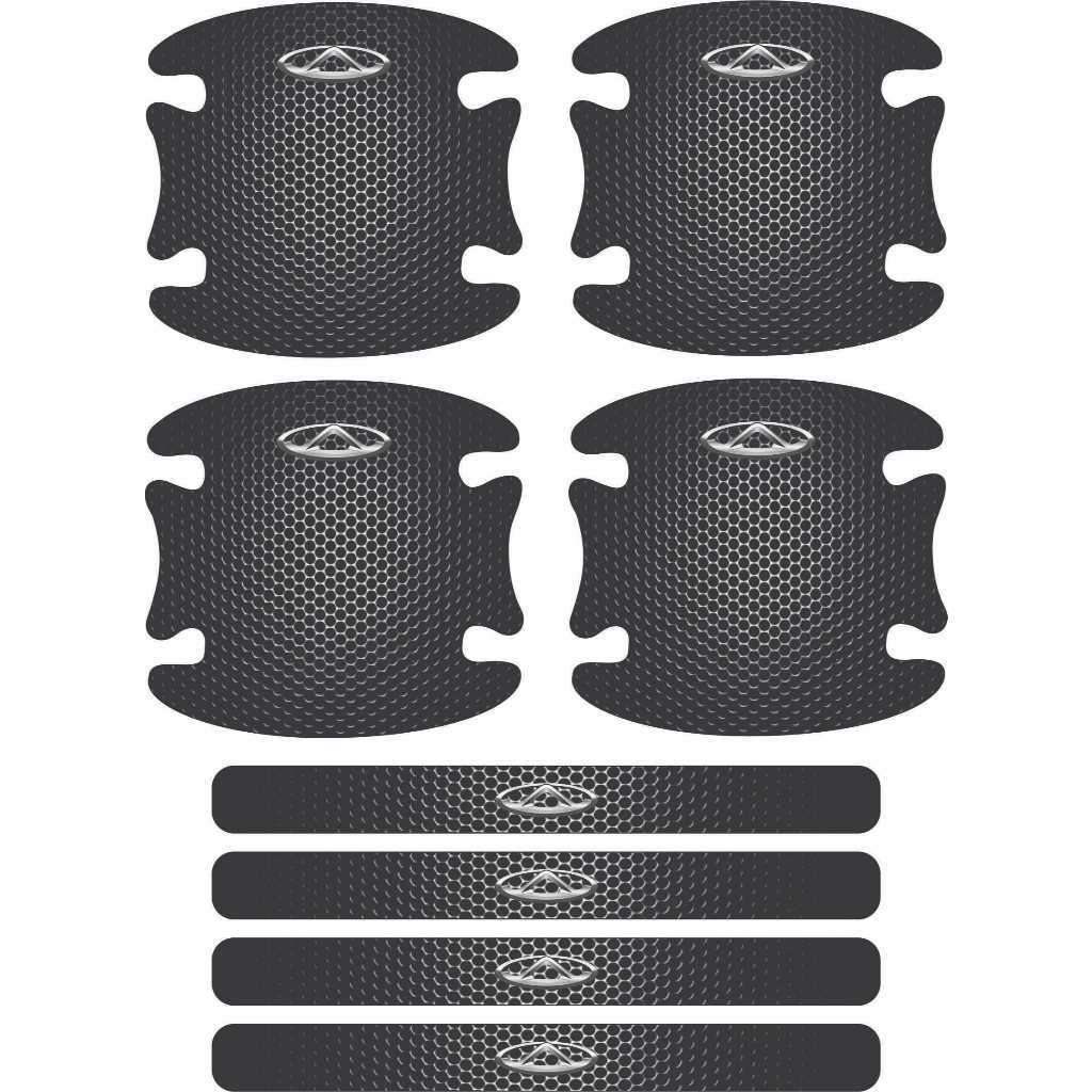 Kit Cherry Completo Protetores de Maçaneta Vinil Resinado