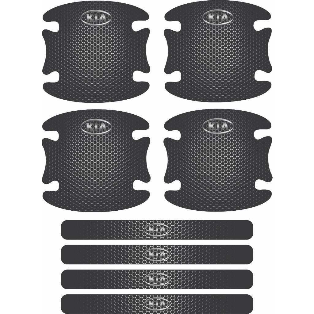 Kit Kia Completo Protetores de Maçaneta Vinil Resinado