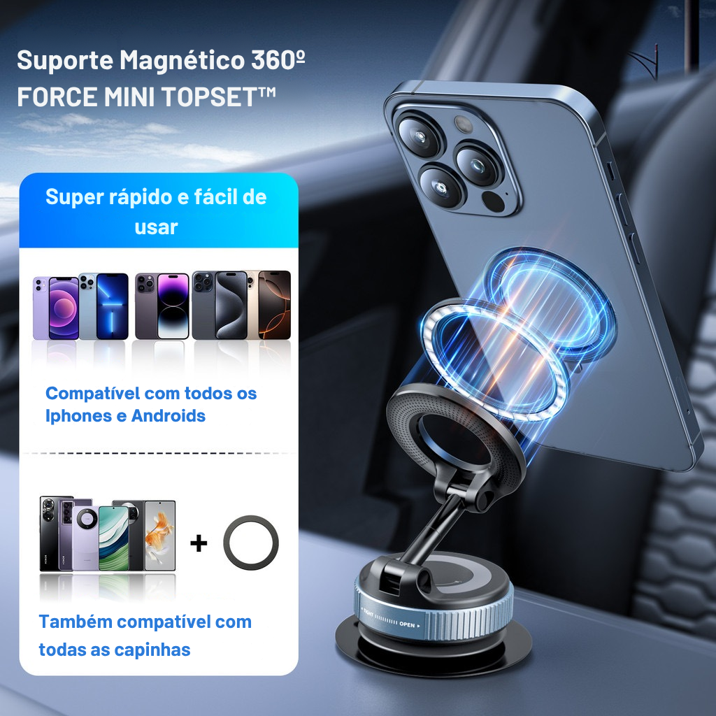 Suporte Magnético 360º Force Mini